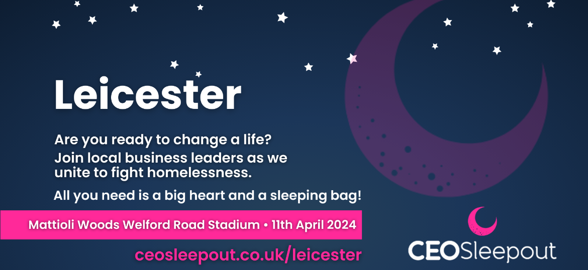 CEO Sleepout Leicester 2024